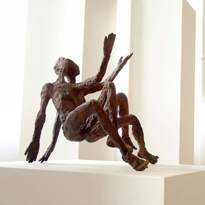 Klang II `Gemeinschaft´, Bronzeunikat, Höhe 25cm